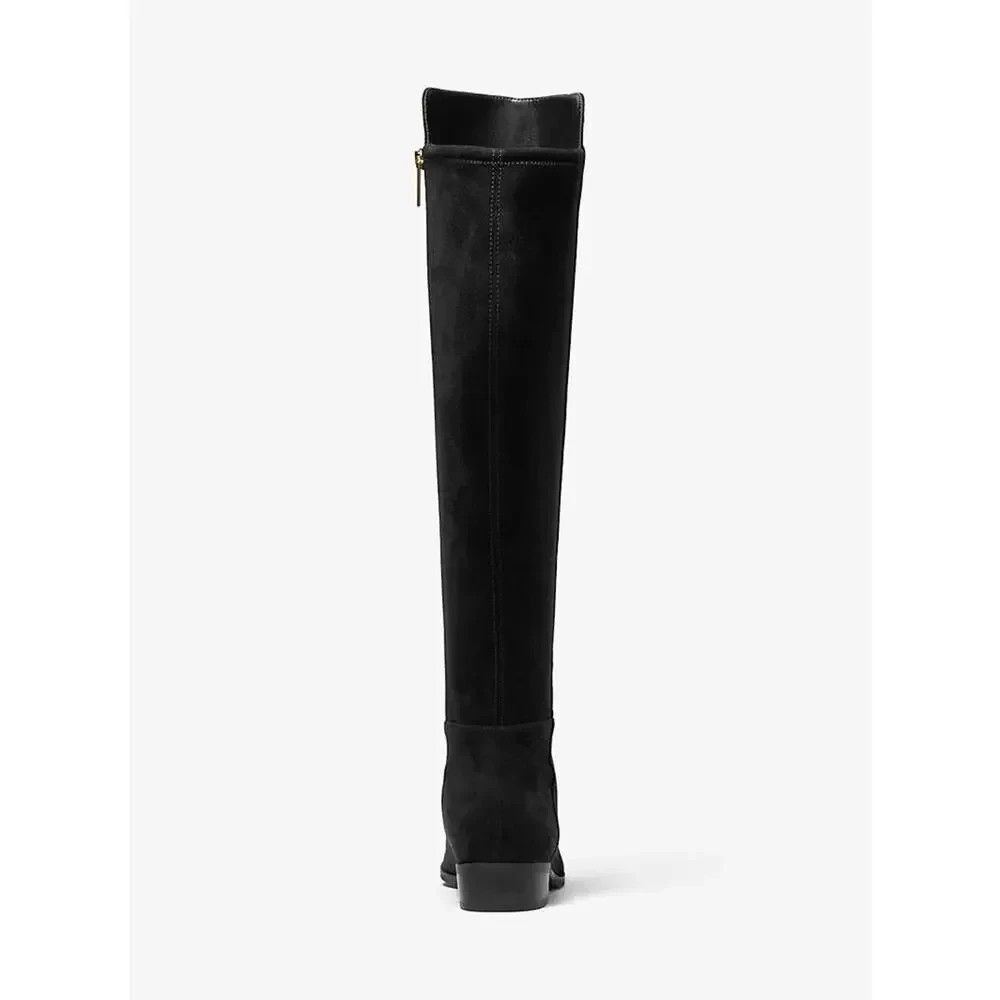 Michael Kors MK Bromley Black Suede Knee High Boots US 5.5 EU 35.5 - Picture 9 of 10